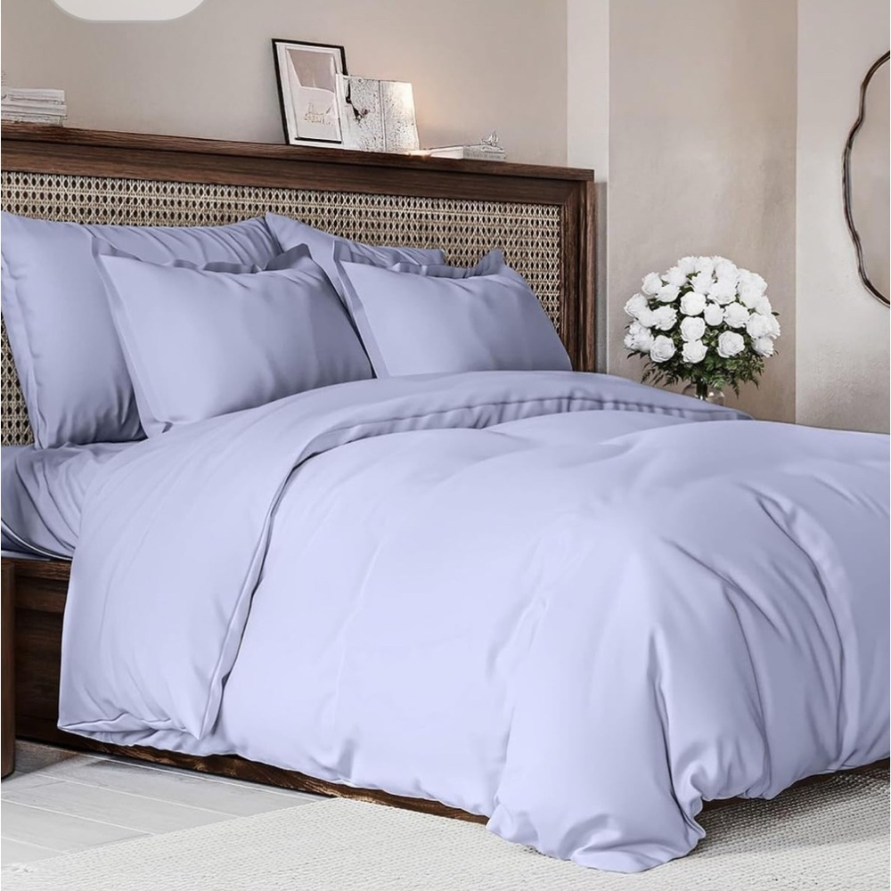 Elegant Lavender Duvet Cover Set